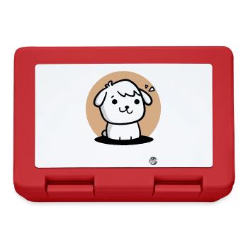 Cute Doggy Dog - Lunchbox - red - Front