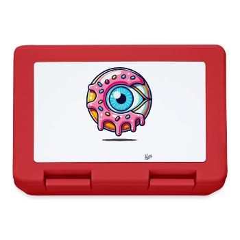 Beignet Monster Eye - Boîte à goûter - rouge - Devant