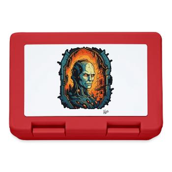 Donjon de la technologie cyborg - Boîte à goûter - rouge - Devant
