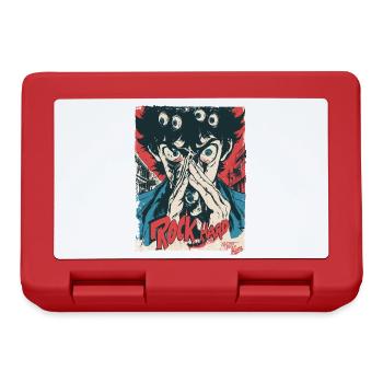Monster Eyes Rock Hard - Lunchbox - red - Front