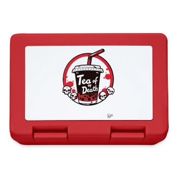 Crâne Bubble Tea de la Mort - Boîte à goûter - rouge - Devant