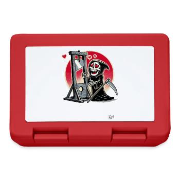 Parodie: Sensemann liebt Guillotine mit Herz - Brotdose - Rot - Vorne