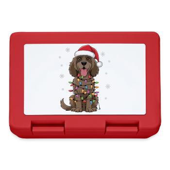 Gordon Setter Christmas Lights Xmas Dogs Gifts - Lunchbox - red - Front