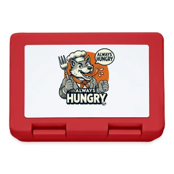 Always Hunger, The Big Bad Wolf as a Cook - Lunchbox - red - Front