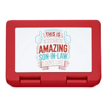 This Is What An Amazing Son In Law Looks Like - Lunchbox - red - Front