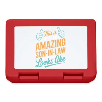 This Is What An Amazing Son In Law Looks Like - Lunchbox - red - Front
