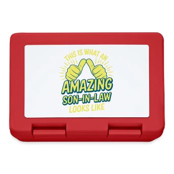 This Is What An Amazing Son In Law Looks Like - Lunchbox - red - Front