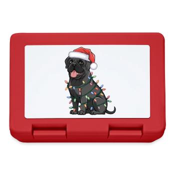 Havanese Christmas Lights Xmas Dogs Gifts - Brotdose - Rot - Vorne