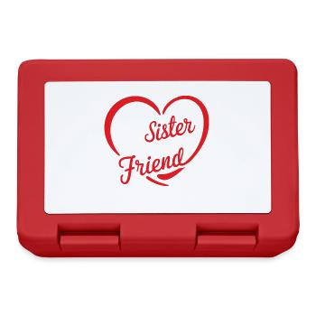 Always my Sister forever my friend - Lunchbox - red - Front