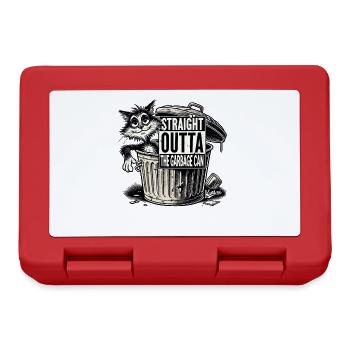 Tout droit sorti de la chatte des ordures - Boîte à goûter - rouge - Devant