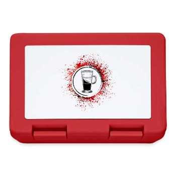 Coffee Icon - Lunchbox - red - Front