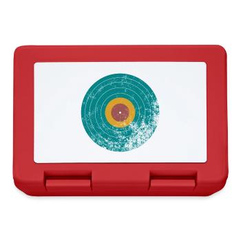 Disque vinyle Vintage Retro - Boîte à goûter - rouge - Devant