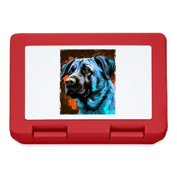 Kangal Hund Porträt - Brotdose - Rot - Vorne