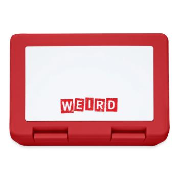 I Before E Except After C Funny Grammar Quote - Lunchbox - red - Front