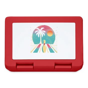 Oldschool Bowling - Lunchbox - red - Front
