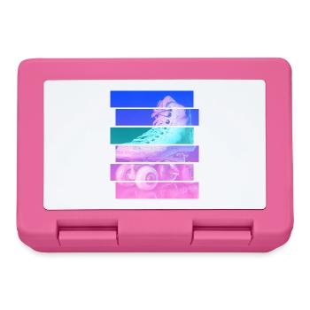 Roller-skate - Lunchbox - pink - Front