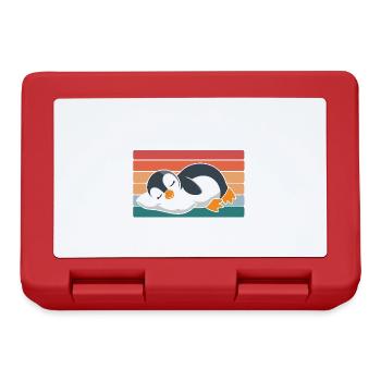 I'm not lazy, I'm in power saving mode Pin - Lunchbox - red - Front
