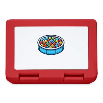 I've had enough, I'm going to the ball pit! Party Costume Sar - Lunchbox - red - Front