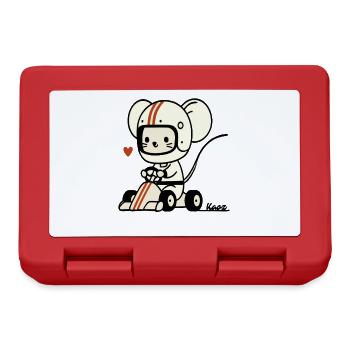 Go-Kart Mouse Racer - Lunchbox - red - Front