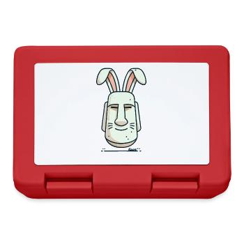Lapin de Pâques - Boîte à goûter - rouge - Devant