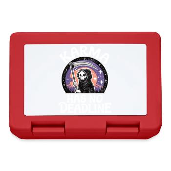 Karma has no deadline Destiny Fate Balance - Lunchbox - red - Front