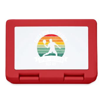One of us plays better than you padel - Lunchbox - red - Front
