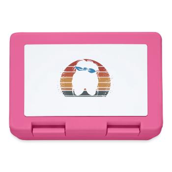 Chignon en désordre Faire faire des choses Nettoyage Humour - Boîte à goûter - rose - Devant