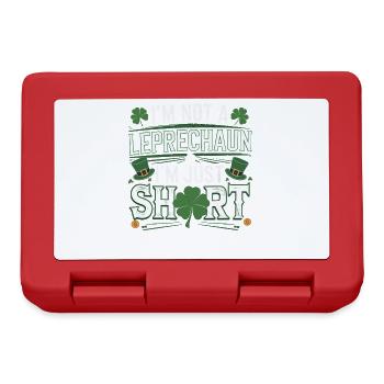 I'm Not a Leprechaun I'm Just Short St Patricks - Lunchbox - red - Front