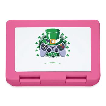 Gamerchaun Shamrock Saint-Patrick Leprechaun - Boîte à goûter - rose - Devant