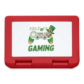 Irish I Was Gaming St Patrick’s Day Gamer Men kids - Brotdose - Rot - Vorne