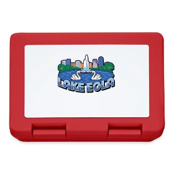 Lake Eola Orlando Florida Vacation Souvenir - Lunchbox - red - Front