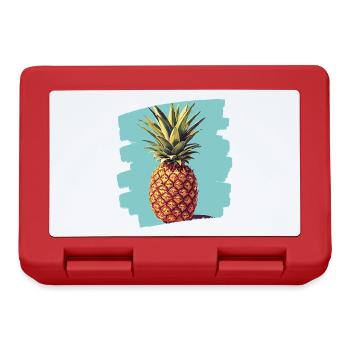 Pineapple 3 png - Lunchbox - red - Front