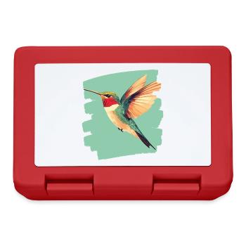 Hummingbird - Lunchbox - red - Front