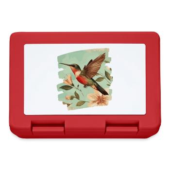 Colibri - Boîte à goûter - rouge - Devant
