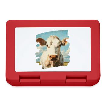 Éleveur de vaches - Boîte à goûter - rouge - Devant