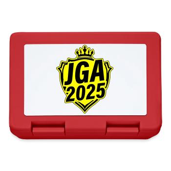 Jga 2025 Junggesellen Abschied - Brotdose - Rot - Vorne