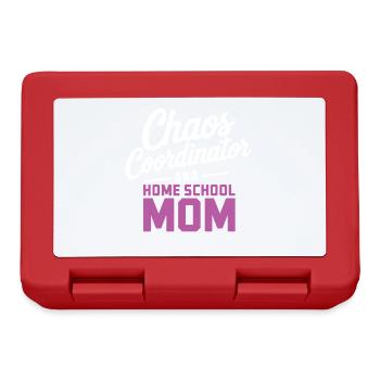Chaos Choordinator aka Home School Mom - Lunchbox - red - Front