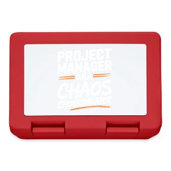 Project Manager aka Chaos Choordinator - Lunchbox - red - Front