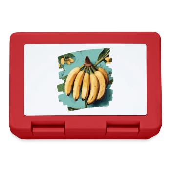Banane - Brotdose - Rot - Vorne