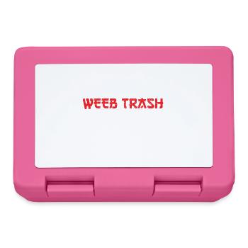 Certified Weeb Funny Anime Girl Fans Lover - Lunchbox - pink - Front
