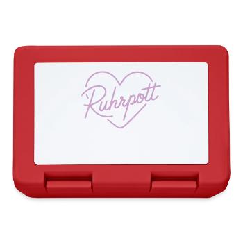 Love Ruhrpott - Lunchbox - red - Front