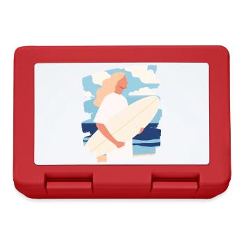 Surfer - Lunchbox - red - Front