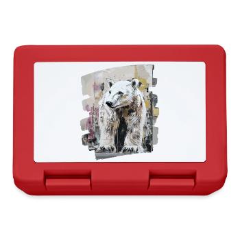 Pulvérisateur Polar Bear Graffiti - Boîte à goûter - rouge - Devant