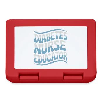 Diabetes Nurse Educator Diabetes Awareness - Lunchbox - red - Front
