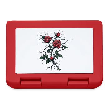 Roses break through concrete: the power of love - Lunchbox - red - Front