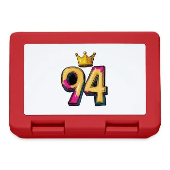 94 Number Crown - Lunchbox - red - Front