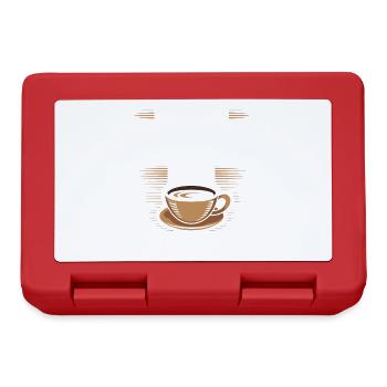 I Turn coffee into Spreadsheets Accountant Control - Lunchbox - red - Front