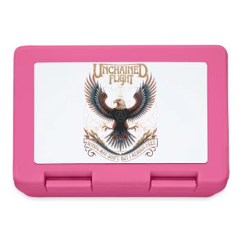 Vol déchaîné - Aigle et géométrie sacrée - Boîte à goûter - rose - Devant