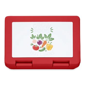 Grow Food Now Lawns Gardening Permaculture - Lunchbox - red - Front