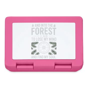 Into The Forest I Go To Lose My Mind Find My Soul - Brotdose - Pink - Vorne